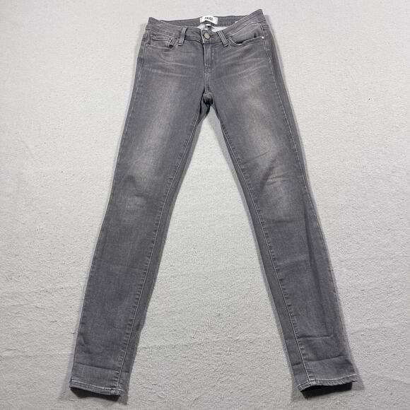 PAIGE Denim - Paige Jeans Women Size 26 Gray Mid Rise Verdugo Ultra Skinny Casual Denim